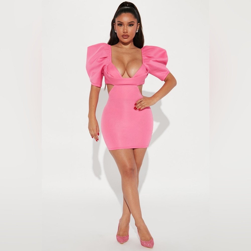 Runway Shows Mini Dress - Pink